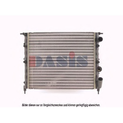 Photo Radiator, engine cooling AKS DASIS 180510N