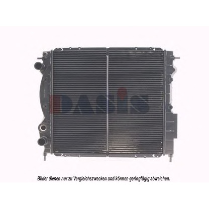 Photo Radiateur, refroidissement du moteur AKS DASIS 180620N