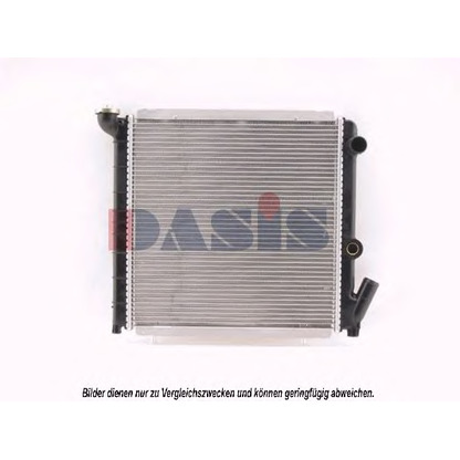Foto Radiador, refrigeración del motor AKS DASIS 180780N