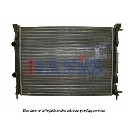 Фото Радиатор, охлаждение двигателя AKS DASIS 181002N