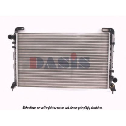 Photo Radiateur, refroidissement du moteur AKS DASIS 181110N