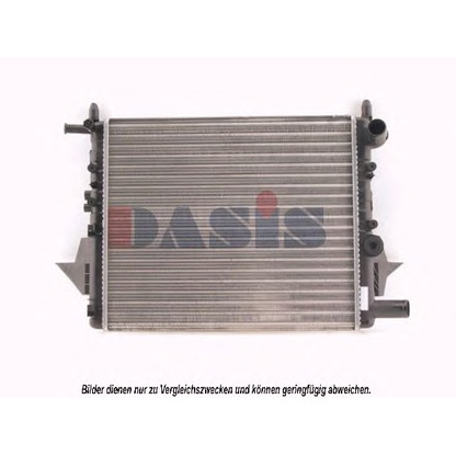 Фото Радиатор, охлаждение двигателя AKS DASIS 181330N