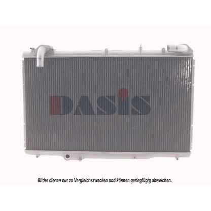 Photo Radiateur, refroidissement du moteur AKS DASIS 181430N