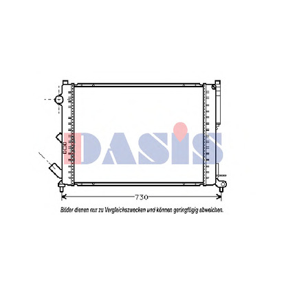 Foto Kühler, Motorkühlung AKS DASIS 181450N