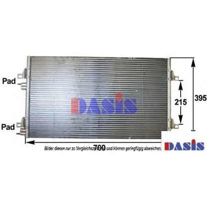 Foto Kondensator, Klimaanlage AKS DASIS 182002N