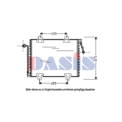 Foto Kondensator, Klimaanlage AKS DASIS 182030N