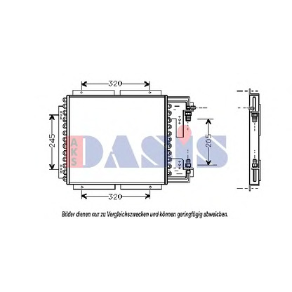 Photo Condenseur, climatisation AKS DASIS 182180N
