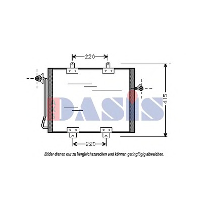 Foto Kondensator, Klimaanlage AKS DASIS 182210N