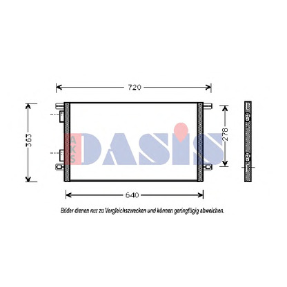 Фото Конденсатор, кондиционер AKS DASIS 182380N