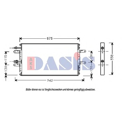 Фото Конденсатор, кондиционер AKS DASIS 182500N