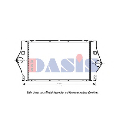 Photo Intercooler, échangeur AKS DASIS 187002N