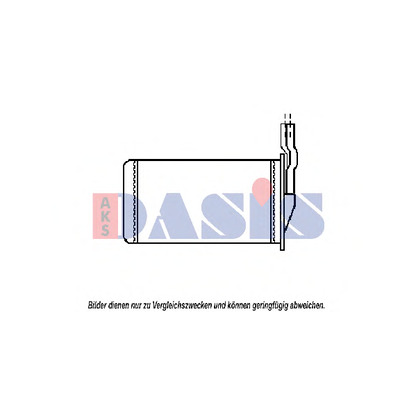 Foto Scambiatore calore, Riscaldamento abitacolo AKS DASIS 189080N