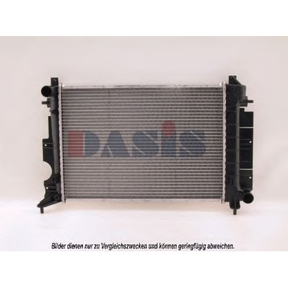 Photo Radiateur, refroidissement du moteur AKS DASIS 190240N