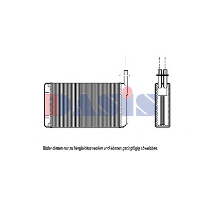 Photo Heat Exchanger, interior heating AKS DASIS 199001N