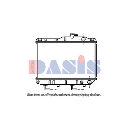 Photo Radiator, engine cooling AKS DASIS 210140N