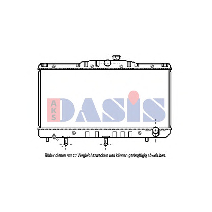 Фото Радиатор, охлаждение двигателя AKS DASIS 210210N