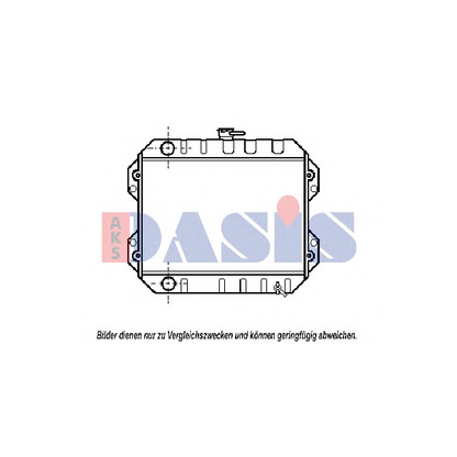 Foto Radiatore, Raffreddamento motore AKS DASIS 210790N