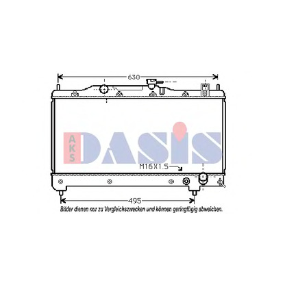 Photo Radiator, engine cooling AKS DASIS 211230N