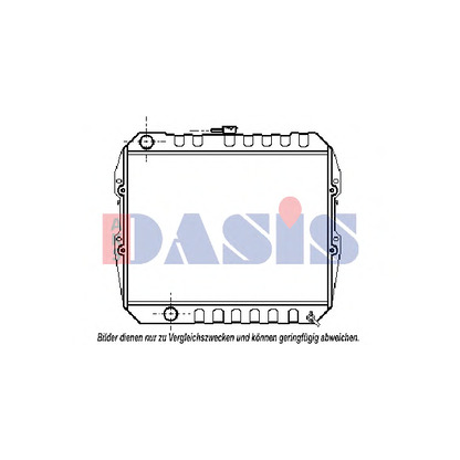 Photo Radiateur, refroidissement du moteur AKS DASIS 213060N