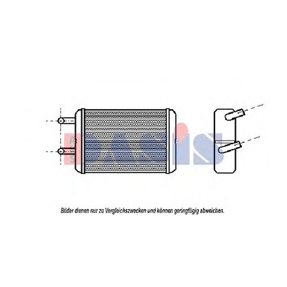 Foto Scambiatore calore, Riscaldamento abitacolo AKS DASIS 219050N