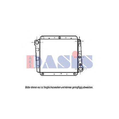 Photo Radiateur, refroidissement du moteur AKS DASIS 220200N