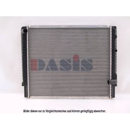 Foto Radiador, refrigeración del motor AKS DASIS 220440N