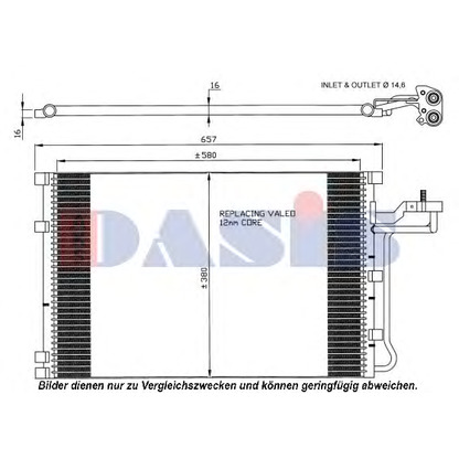 Foto Kondensator, Klimaanlage AKS DASIS 222003N