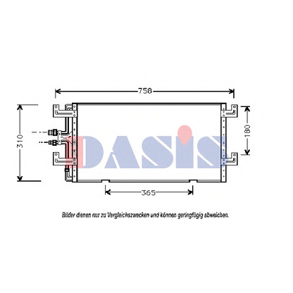 Foto Kondensator, Klimaanlage AKS DASIS 242010N