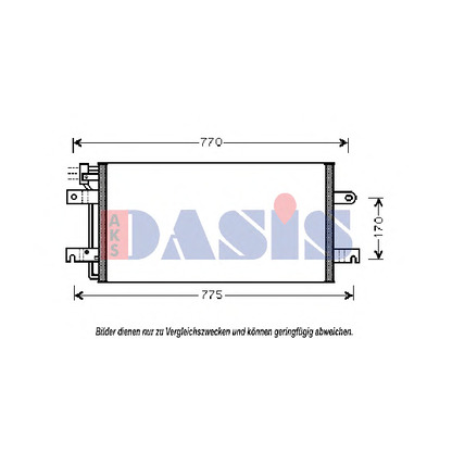 Фото Конденсатор, кондиционер AKS DASIS 242050N