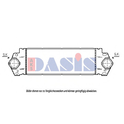 Foto Radiador de aire de admisión AKS DASIS 247000N