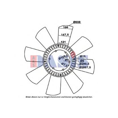 Photo Fan, radiator AKS DASIS 278007N