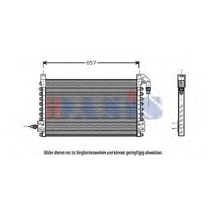 Foto Kondensator, Klimaanlage AKS DASIS 282030N