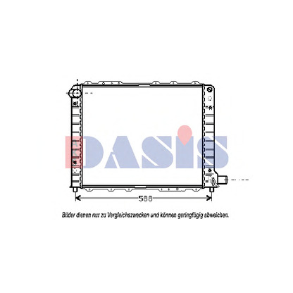 Photo Radiateur, refroidissement du moteur AKS DASIS 300460N