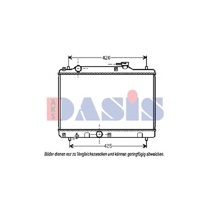 Foto Radiatore, Raffreddamento motore AKS DASIS 320380N