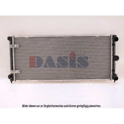 Foto Radiador, refrigeración del motor AKS DASIS 330160N