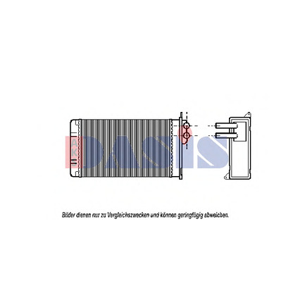 Photo Heat Exchanger, interior heating AKS DASIS 339070N