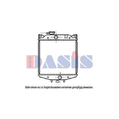 Photo Radiateur, refroidissement du moteur AKS DASIS 360010N