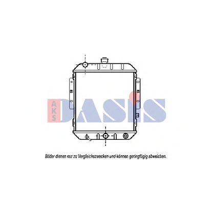 Фото Радиатор, охлаждение двигателя AKS DASIS 360350N