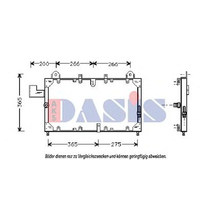 Фото Конденсатор, кондиционер AKS DASIS 372070N