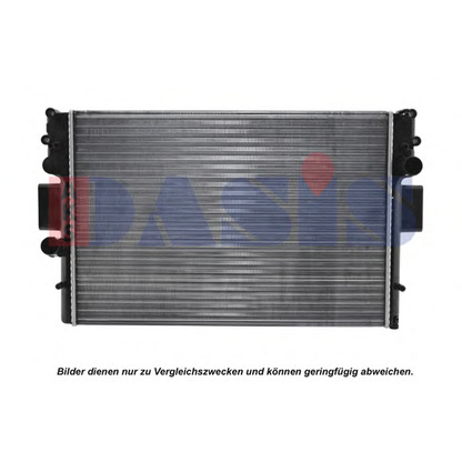 Photo Radiateur, refroidissement du moteur AKS DASIS 400029N