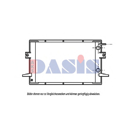 Photo Radiator, engine cooling AKS DASIS 400520N