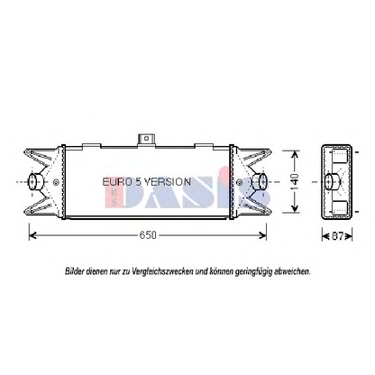 Photo Intercooler, échangeur AKS DASIS 407006N