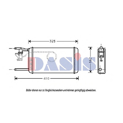 Photo Heat Exchanger, interior heating AKS DASIS 409005N