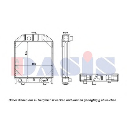 Foto Kühler, Motorkühlung AKS DASIS 440052N