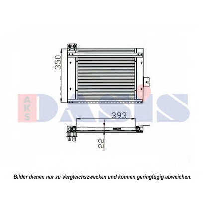 Foto Kondensator, Klimaanlage AKS DASIS 442009N