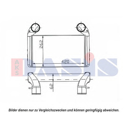 Photo Intercooler, échangeur AKS DASIS 447011N