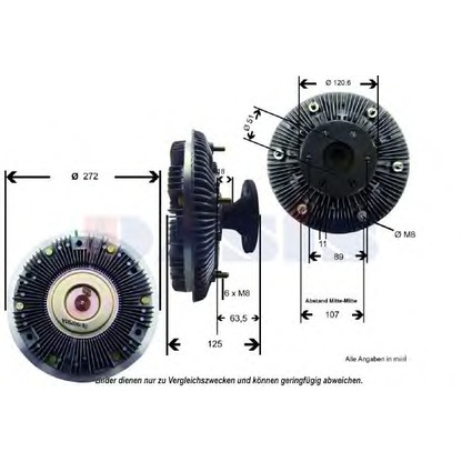 Foto Giunto di collegamento, Ventilatore radiatore AKS DASIS 448014N