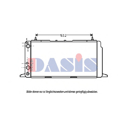 Foto Kühler, Motorkühlung AKS DASIS 480980N