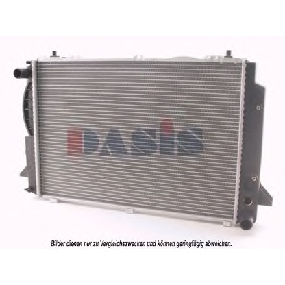 Photo Radiator, engine cooling AKS DASIS 481400N