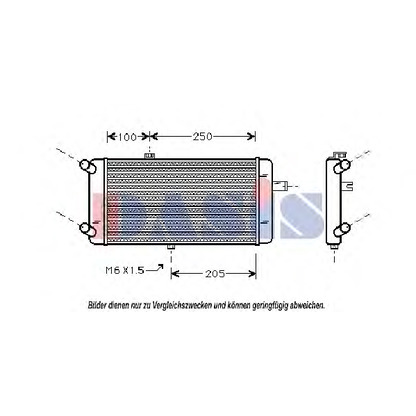 Photo Radiateur, refroidissement du moteur AKS DASIS 481710N